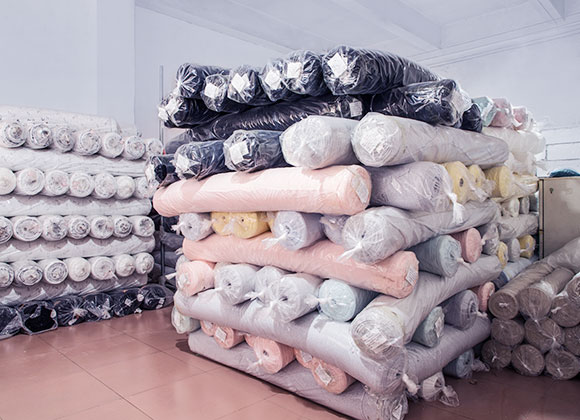 We keep a lot of nylon and other fabrics in the factory